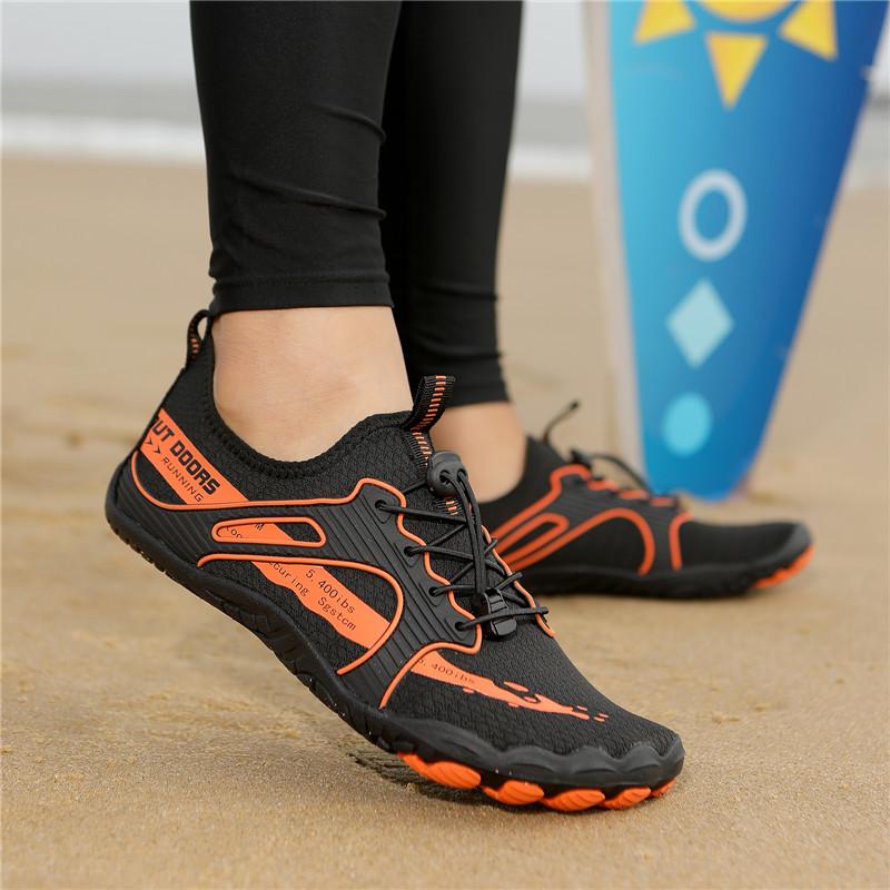 Atmungsaktive Wassersport-Schuhe Unisex Schnelltrocknende Watschuhe Rutschfeste Wasserschuhe zum Surfen Tauchen Angeln
