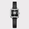 Fashionable Floral Surface Casual Leather Strap Quartz Watch