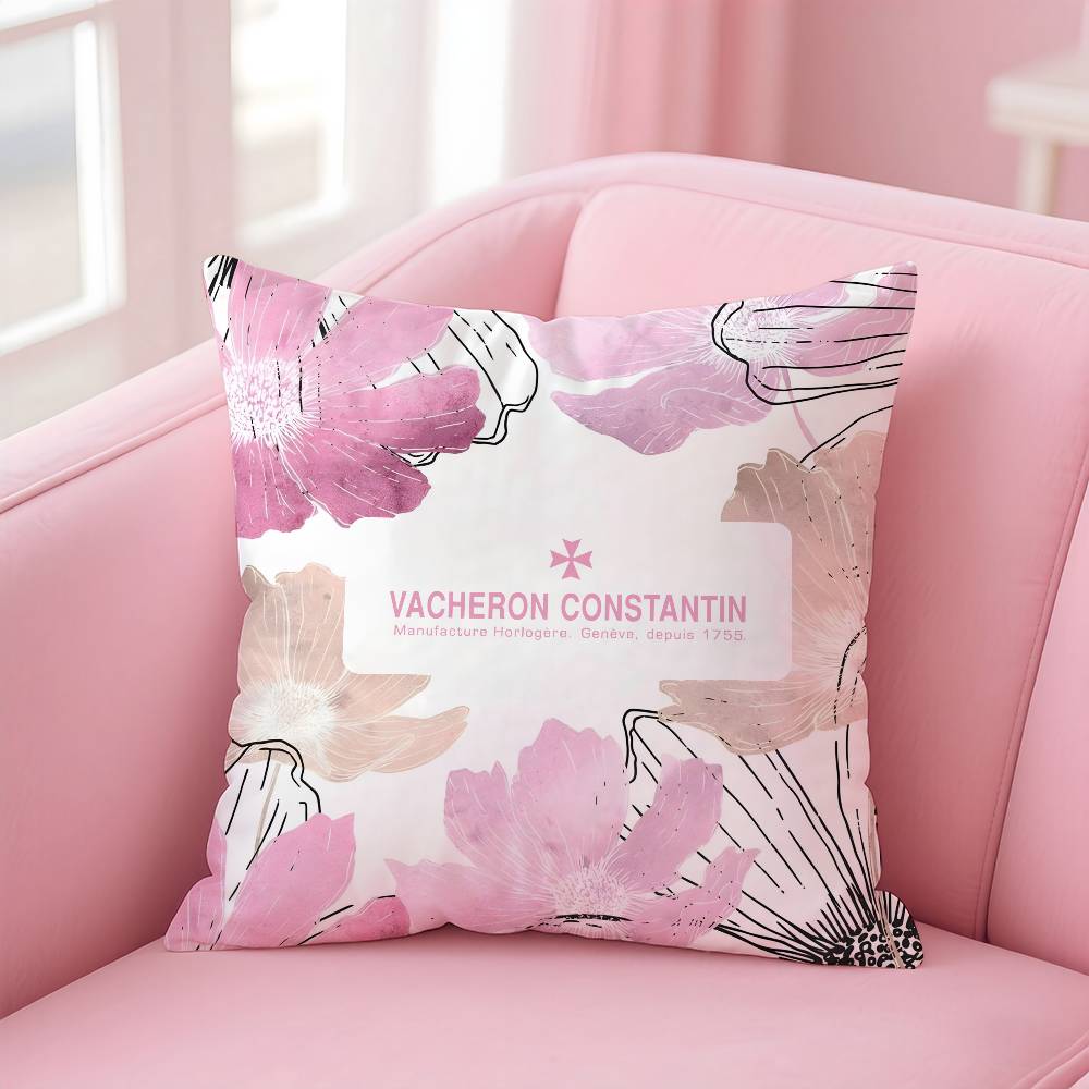 Mode V-Vacherons C-Constantin Kissenbezug Milbenschutz Kissenbezug Unsichtbarer Reißverschluss Seidiger Kurzplüsch Sofakissenbezug