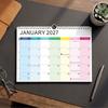 Jan. 2027 - June. 2028 English Calendar Holidays Marked Hanging Calendar Wall Calendar  Home