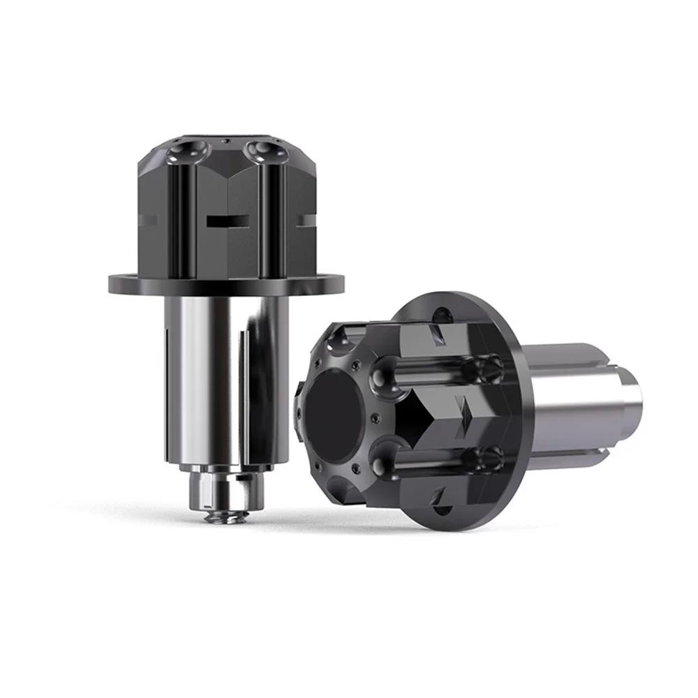 

2 шт., алюминиевые ручки руля мотоцикла с ЧПУ, заглушки для руля, слайдеры для 16-18 мм, аксессуары для мотоцикла, универсальные чёрный