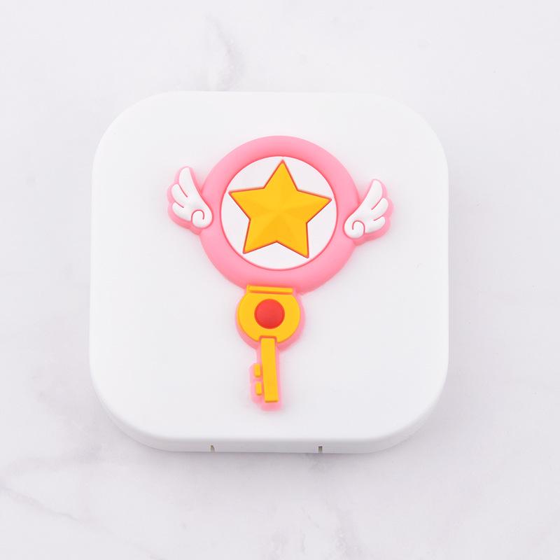 Girly Heart Wings Eyeglass & Contact Lens Case Set