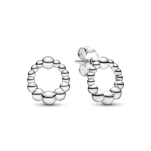 925 Sterling Silver Stud Earrings Set Circle/Zircon/Pearl/Daisy/Teardrop/Soccer Design Multi-Style Vintage Jewelry for Women