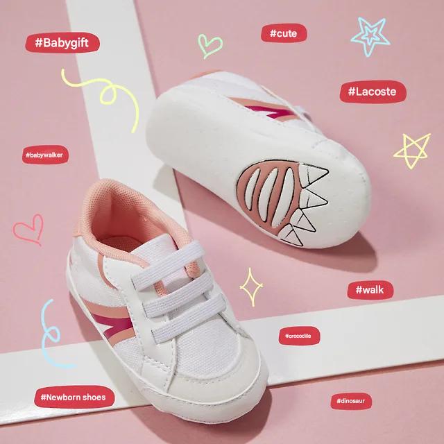 

Lacoste Baby Footwear Collection Baby s First L004 Sneakers Sneakers Baby Shoes PINK Size: 090 90
