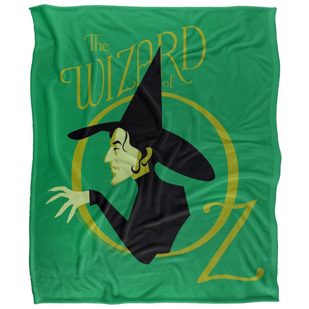 Wizard Of Oz Wicked Witch Of The West Logo Soft Touch Blanket