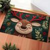 Christmas Carpet Door Merry Christmas Mat Festival Santa Claus Outdoor Decorations Home 2025 Navidad Xmas Ornament New Year 2026