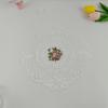 28 Cm Lace Coaster Embroidery Retro Lace Placemat Dust Cover Towel Coffee Table Mat Decoration