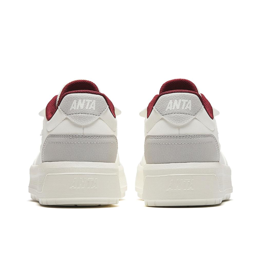 Anta Light Breeze 2 Cushioning, Wear Resistant Skateboard Shoes Women's White Red 922618018-2