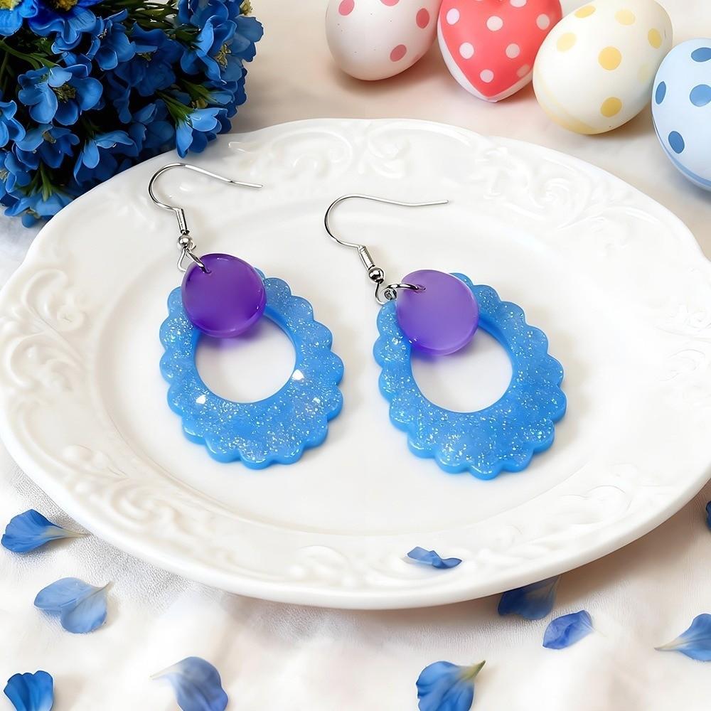 Non-stick Easter Silicone Mold Non-toxic Jewelry Mould Earring Casting Mould  Resin Casting