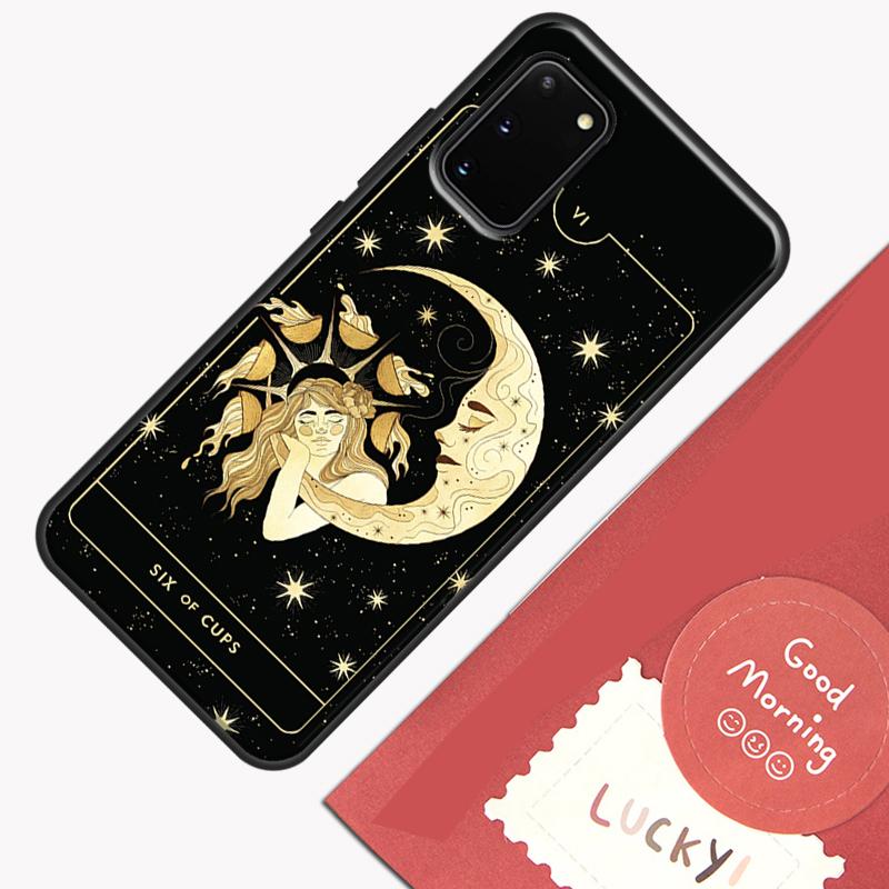 Witches moon Tarot Mystery totem Phone Case For Samsung Galaxy S23 S26 Ultra S20 S21 S22 S24 S25 Plus S10 S25 FE Cover Shell