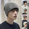 Warm Knitted Hat Windproof Ear Protection Casual Beanies  for Autumn Winter
