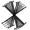 Kikutani X-Shaped Keyboard Stand, Assembly Type, Black, KS-29WA BLK