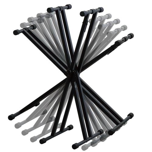 Kikutani X-Shaped Keyboard Stand, Assembly Type, Black, KS-29WA BLK