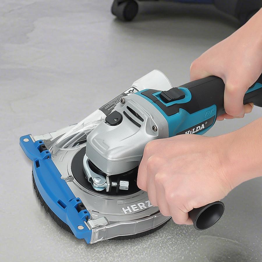 Angle Grinder Dust-Free Cover for Grinding & Cutting Concrete and Stone