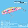 Daiwa Fat Shallow Minnow Morethan Solaria Strong LI Burning Gold Sardine 120F-LI