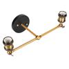E27 Double Heads Wall Light Retro Style Wrought Iron Decorative Wall Lamp Fixture AC85‑265V