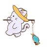 Playful Cat Fishing Brooch Adorable Alloy Pin Lightweight Design For Kids Adults Fashion Accessory With Colorful Fish Charm
