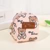Kids' Cute Bear Mini Coin Purse: Korean Style Cartoon Schoolbag Pendant, Portable Wallet, Earphone & Key Holder