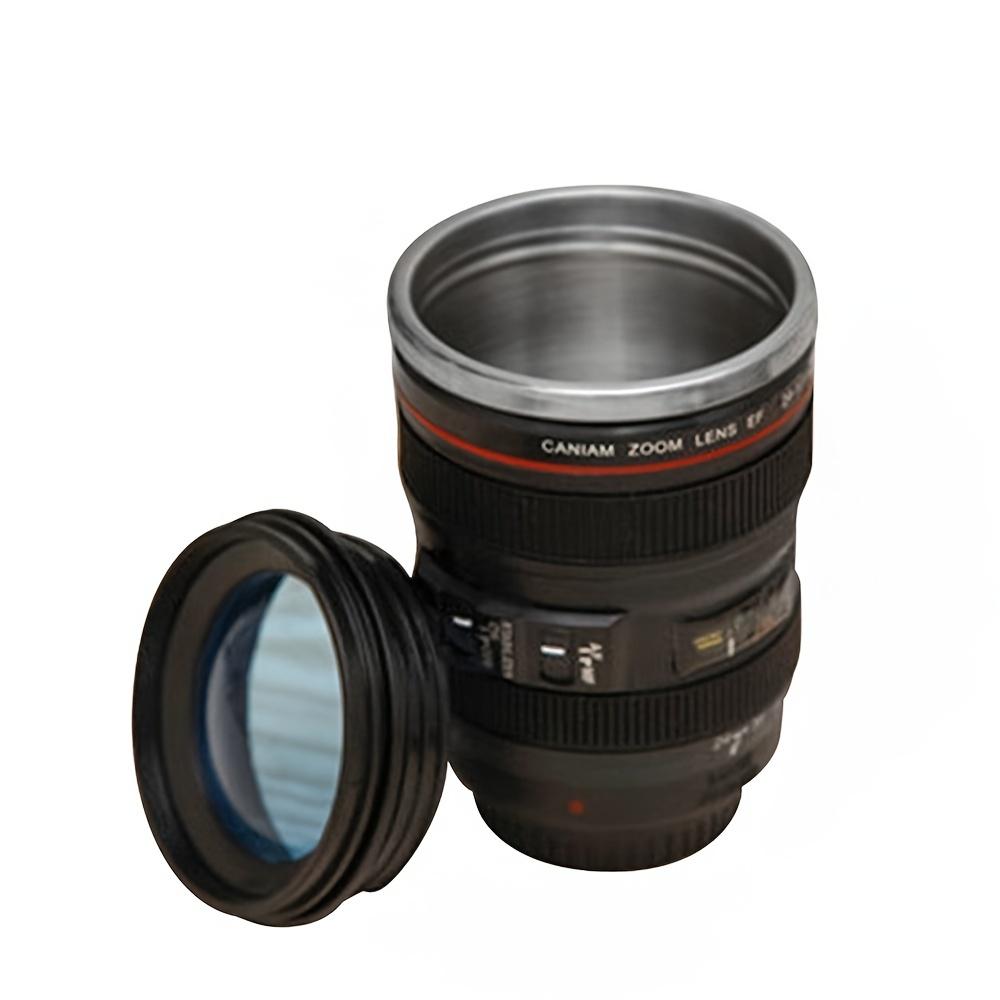 1pc Travel Camera Lens Coffee Mug - Perfect Gift for Photographers and Travelers