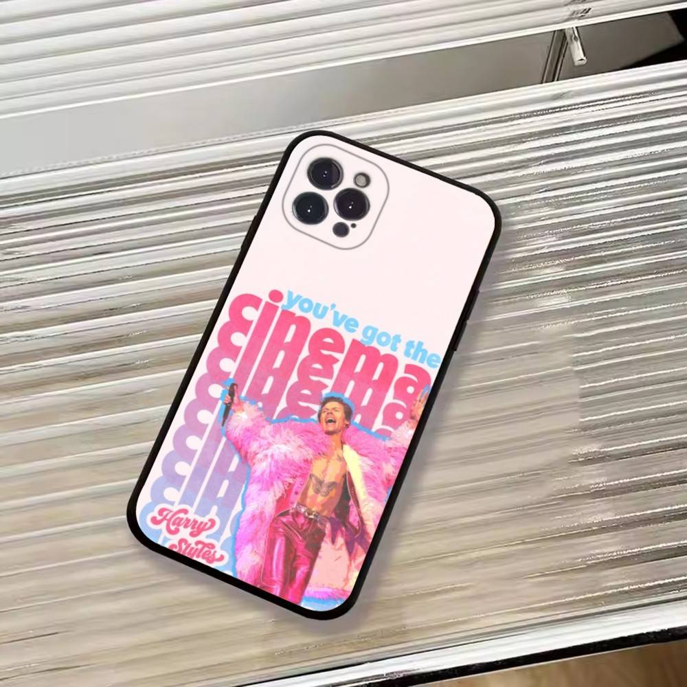 

Чехол для телефона H-HaRRy Music S-Styles для iPhone 17,16,15,14,13,12,11 Plus,Pro Max,XS, Мягкий черный чехол iPhone15ProMax