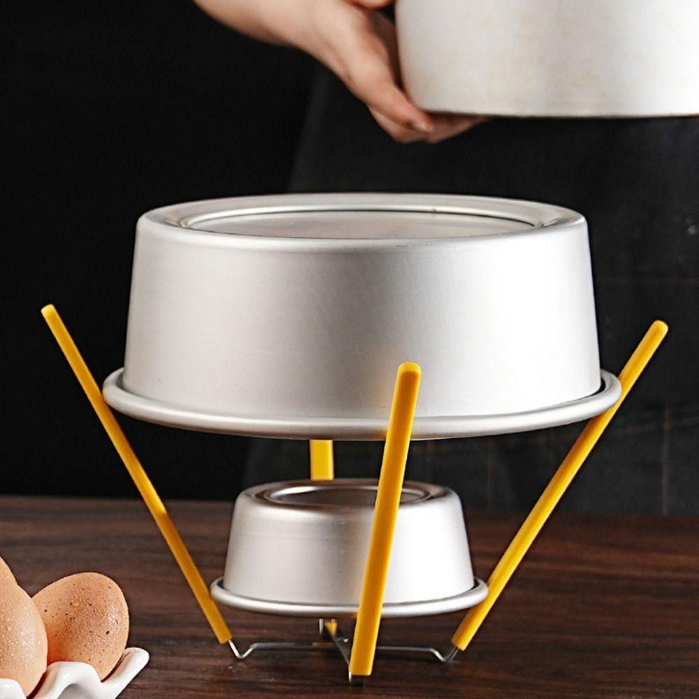 

Silicone Cake Cooling Rack Suit 5-9in Mold Round Pan Cooling Rack Dessert жовтий