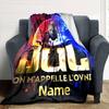 Customiz Name Personality Jul rapper  Blanket Soft &Warm Sofa Office Bed Travel Lunch Break Blanket, Gift Suitable All Seasons