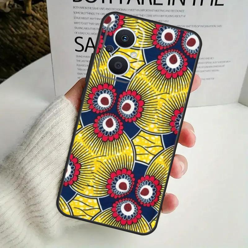 African Wax Print Design Case For OPPO Reno 13F 14F 12F 10 11 12 13 14 Pro 8T 7 8 Lite OPPO Find X6 X5 X8 X9 Pro Cover