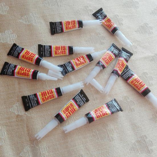12 buc. Super Glue Instrument de lipici instantaneu, multifuncțional, adeziv puternic, pentru birou, acasă