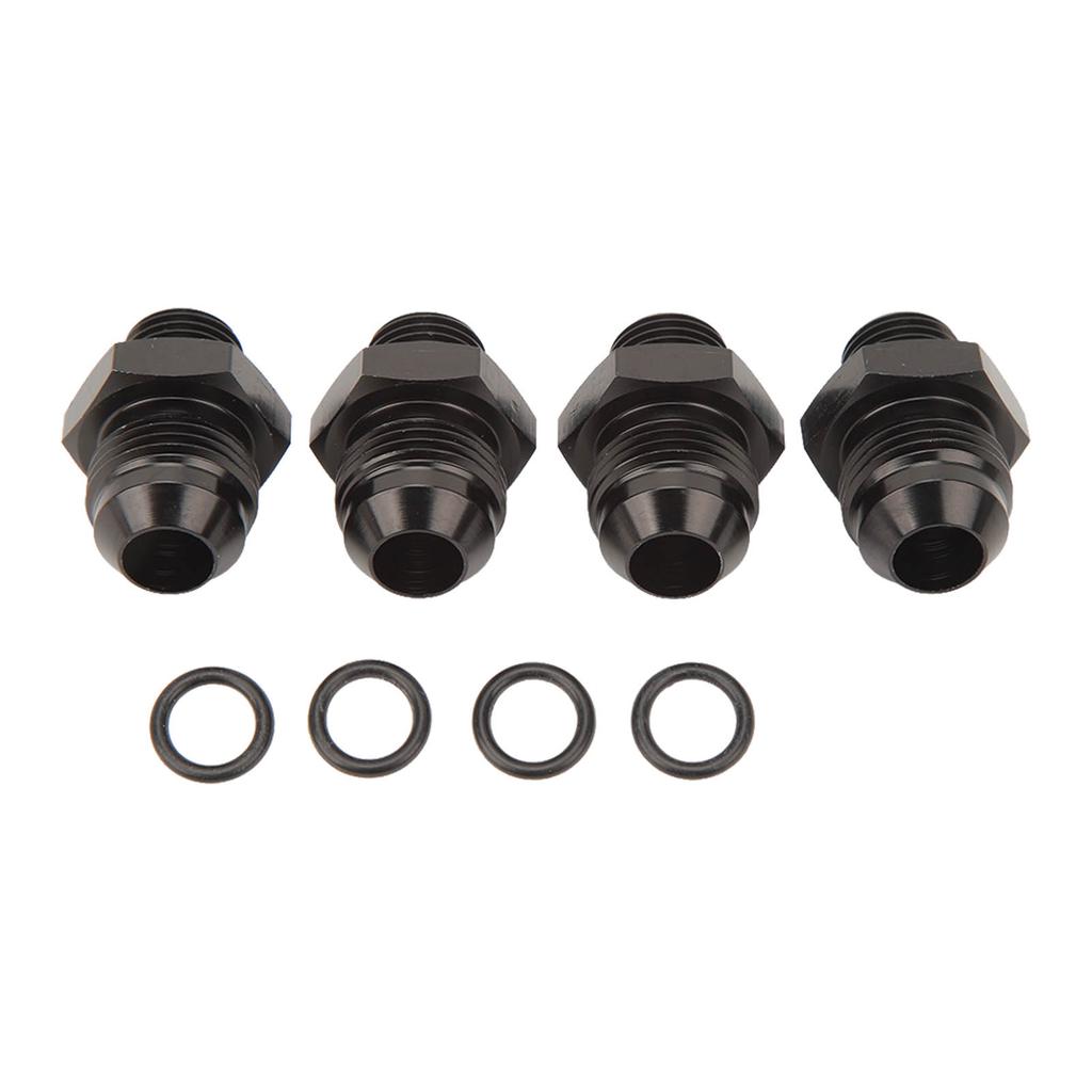 4 Peças Conexão Macho ORB 1500PSI Liga de Alumínio Multiuso Anel O Boss Adaptador Macho para Barra de Combustível Resfriador de Óleo Bomba de Combustível