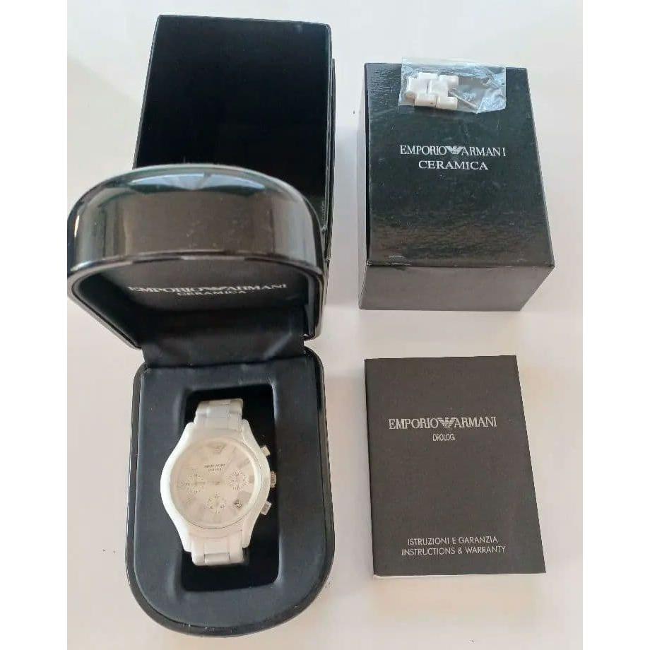 Used EMPORIO ARMANI Ceramic Watch AR1404