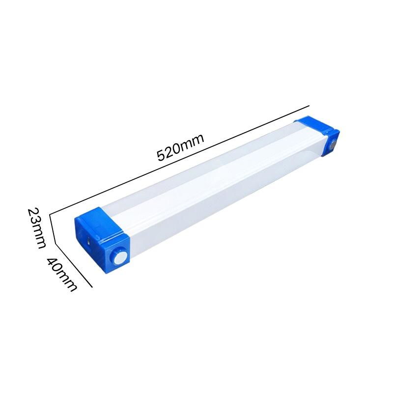 1Pc 52Cm 80W Led Emergency Lights Usb Rechargeable Lamp Outdoor Camping Lamps For Home Power Failure Work Light