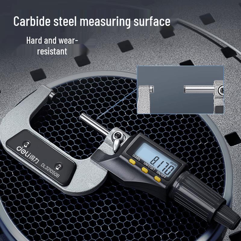 Deli Digital Outside Micrometer