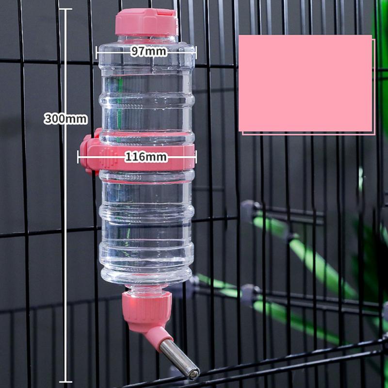 Fântână de băut pentru câini Tip suspendat Sticla de apă pentru animale de companie Bilă de rulare Apa de hrănire automată pentru mici