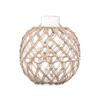 Decorative Bauble Transparent Natural 21 X 23 Cm (4 Units)