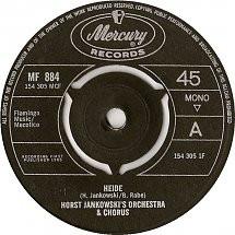 

7inch Record CHOR UND ORCHESTER HORST JANKOWSKI - Heide MF884 Mercury 1965 UK Pop Used