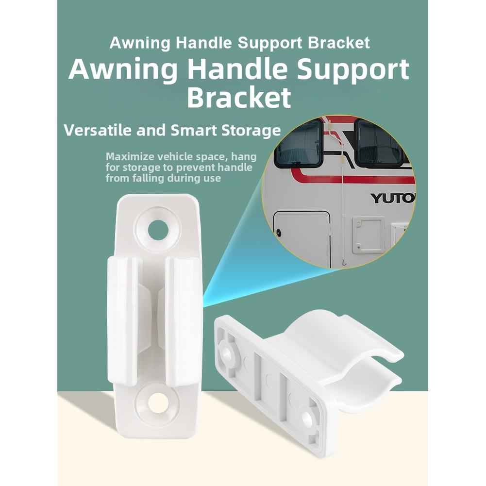 Awning Handle Support Bracket Storage Mount For RV Storage Fixed Support Frame Car Accessories