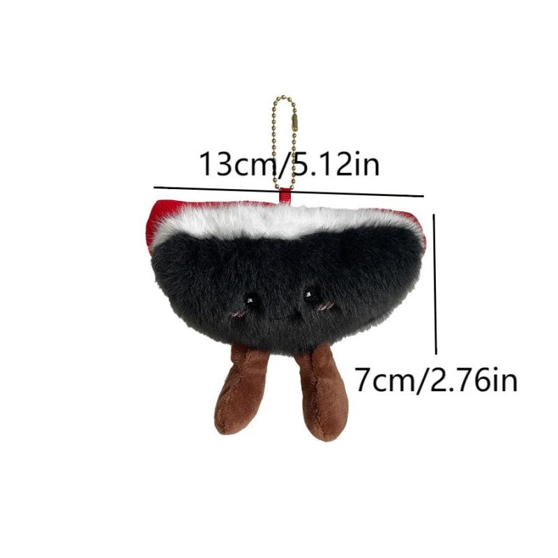 Creative Cartoon  Dog Plush Keychain Cute Stuffed Doll Keyring Bag Pendant Backpack Hanging Decoration Lovely Gifts
