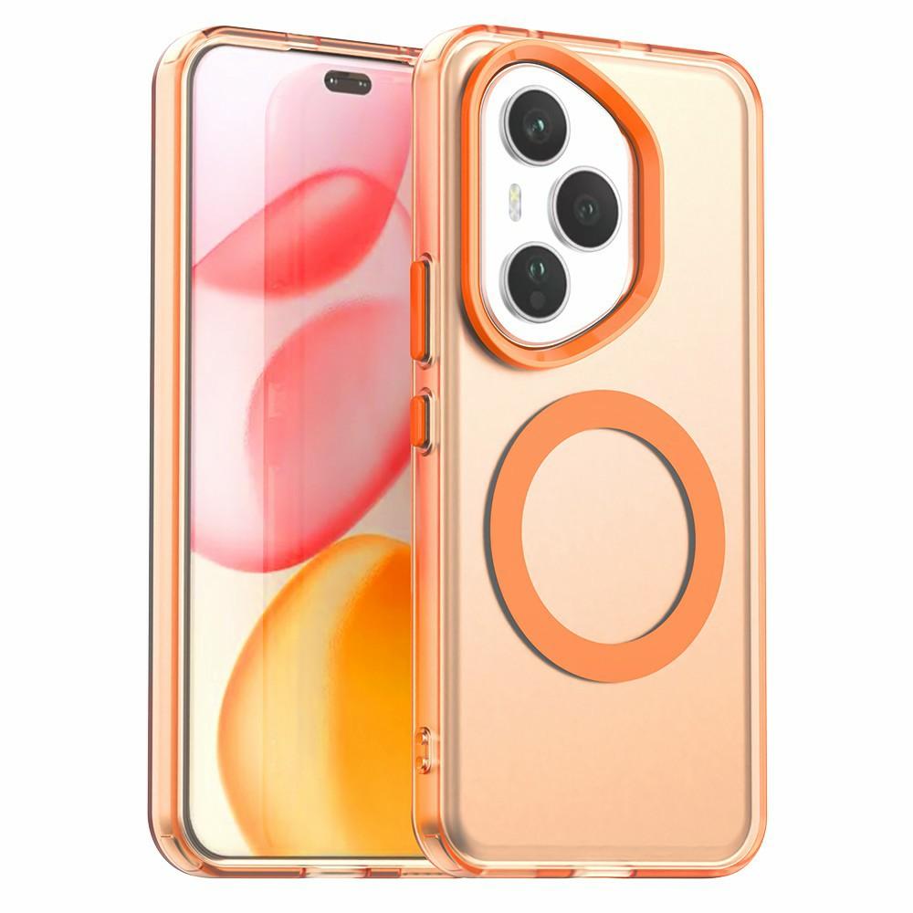 

For Honor 400 Pro 5G (Global) Case Compatible with MagSafe Anti Drop Hybrid Phone Back Cover Orange