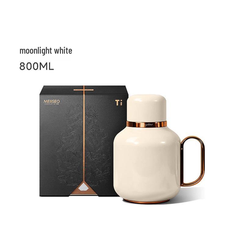 Miso Titanium Smart Tea Stewing & Brewing Pot with Temperature Display - Ideal for Home and Office 800ml