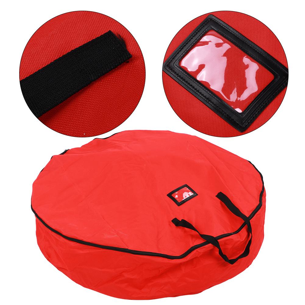 Sacchetto Rosso Porta Regali di Natale Decorazione Campana Ghirlanda Ghirlanda Contenitore Impermeabile Antipolvere