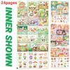 with 10-Color Pigment Blocks Blank Doodle Book Set Creative Watercolor Coloring Set  Early Learning