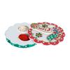 Marble Made Round Shape Roli Rice Kumkum Ganesh Chopra for Tilak Tika, Wedding Gifts, Raksha Bhandhan Gift