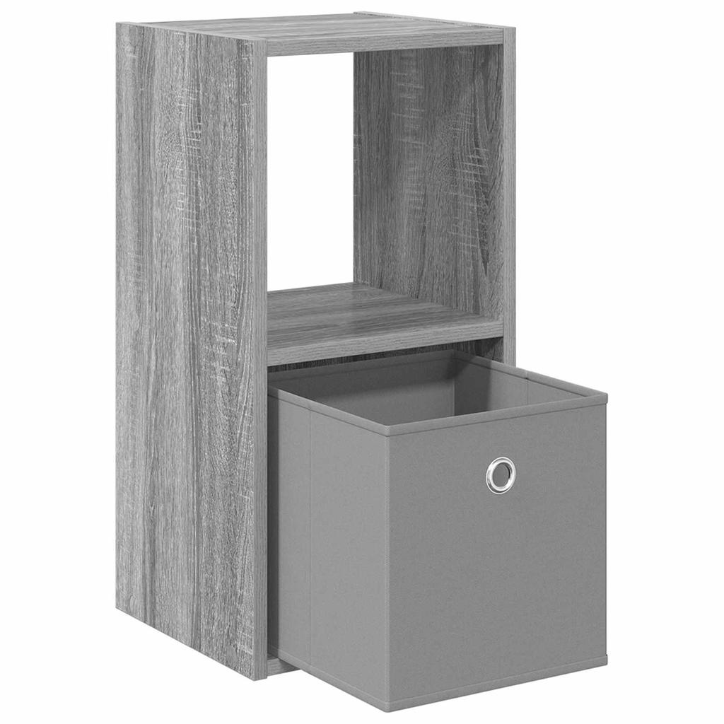 Nightstand Set of 2 Grey Sonoma 30.5 x 27 x 59.5 cm