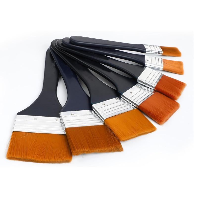 Wei Zhuang Nylon Watercolor & Acrylic Paint Brush - Flat Row Brush