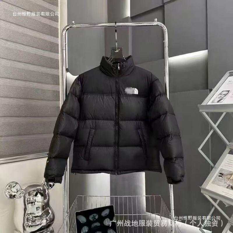 Winter 1996 US Version Plaid Hooded Cotton Jacket Unisex Warm Embroidered Couple Coat