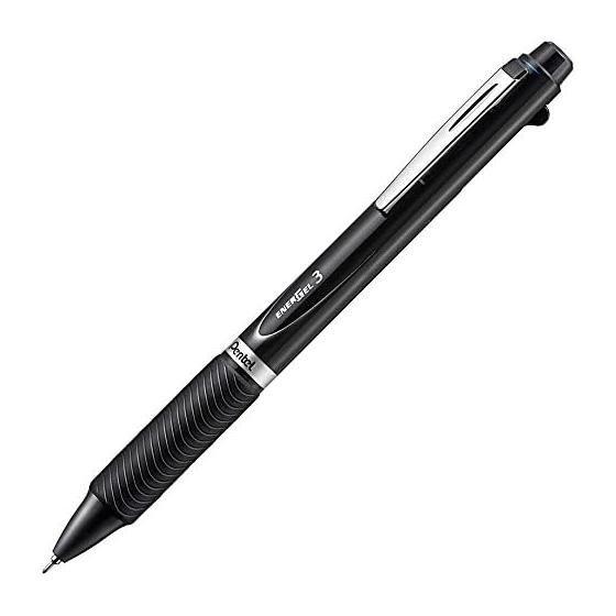 Pentel Ballpoint Pen Gel Ink Energel Multicolor 0.5mm Black Axis XBLC35A Black/Red/Blue
