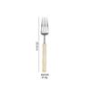 304 Stainless Steel Gold Cutlery Set with Violet Acrylic Bamboo Joint Handles: Includes Knife, Fork, and Spoon for Hotel Light Luxury Use.