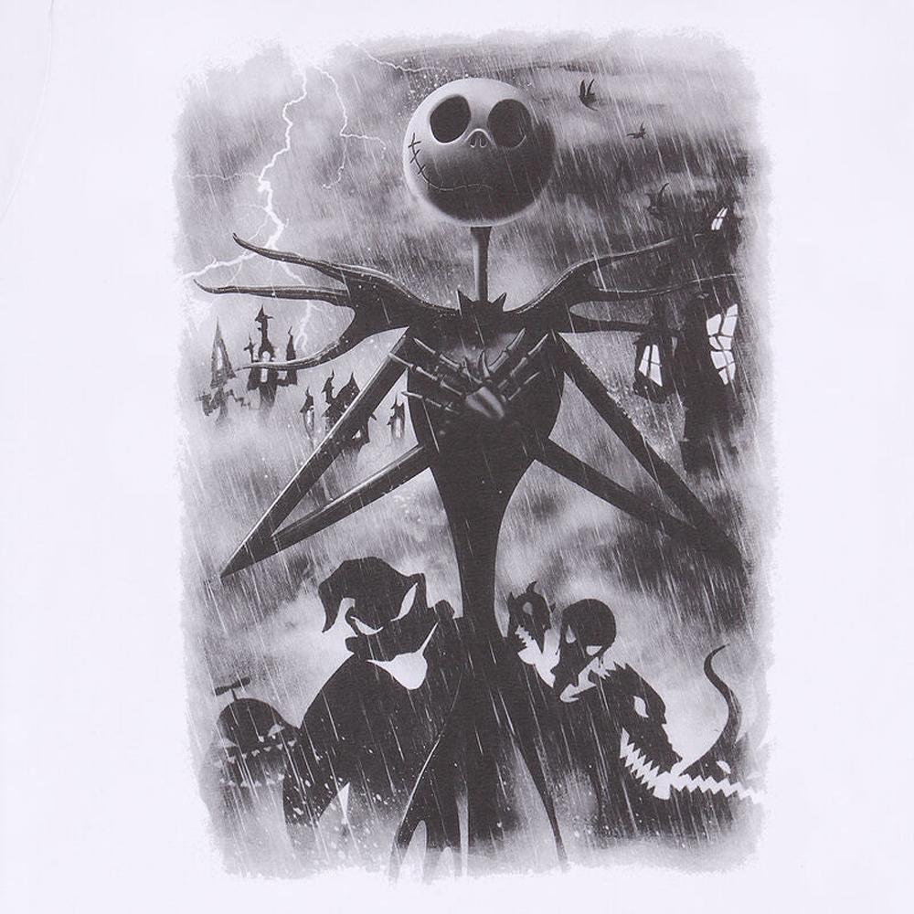 The Nightmare Before Christmas Unisex Adult Stormy Skies T-Shirt