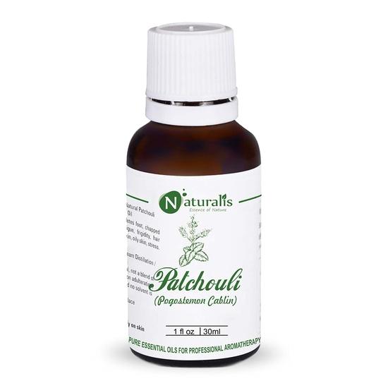 Naturalis Essence of Nature Patchouli Essential Oil Undiluted Pure and Natural Therapeutic grade for Skin Care, Hair Care, 30ml