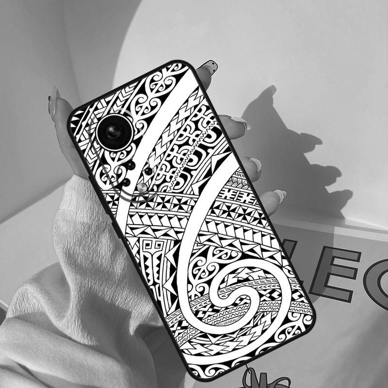 Maori Tribal Samoan Polynesian Case For Honor Magic 8 Pro 7 6 5 Lite Cover For Honor 200 400 50 70 90 X8a X8b X9a X9b X9c